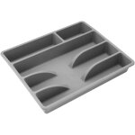 Organisateur de tiroir pour couverts ustensiles de cuisine plateau plastique range argenterie