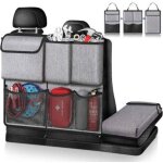 Organisateur de voiture de coffre (gris) - d�tachable sac de rangement voiture multipurpose organisateur ...