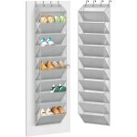 Organiseur � chaussures � 10 niveaux, robuste, avec grandes poches profondes, pour placard, rangement ...