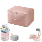 Organiseur � compression automatique sac de rangement en nylon - 54x42x60cm - rose - mixte