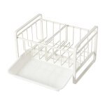 Organiseur d'vier avec gouttoir et cloison de sparation pour la cuisine, accessoire de cuisine, porte ...