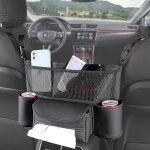 Organiseur de voiture entre les si�ges avant, sac de rangement de voiture, porte - sac � main pour les ...