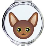 Oriental - miroir de poche pour le sac � main par art - dog