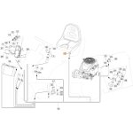 Original oleomac tracteur de pelouse tondeuse siège interrupteur 68130595r Original oleomac tracteur de pelouse tondeuse siège interrupteur 68130595r