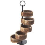 Orion collection �l�gance naturelle plat de service brun