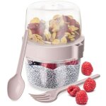 Orion - r�cipient en verre 370 ml pour yaourt, muesli, salade 121784