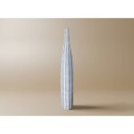 Deco in paris - vase soliflore en r�sine blanc h101 cm orme