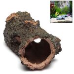 Ornement de tronc d'arbre creux en rsine de bche, accessoires de dcoration d'aquarium de maison de ...