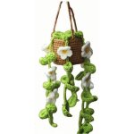 Ornement de voiture, joli pendentif de r�troviseur en forme de plante au crochet, tricot fait main, � ...