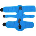 Orth�se de pied tombant ajustable, confortable et universelle pour la cheville et le talon (bleue)