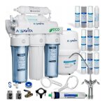 Osmoseur domestique 6 étapes de filtration ro6 aqua vita à effet décontaminant Osmoseur domestique 6 étapes de filtration ro6 aqua vita à effet décontaminant