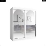 Otitec - armoire coulissante - l. 180 x h. 215 x p. 65 - modia