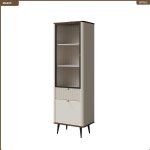 Otitec - armoire vitrine - l. 56 x h. 191 x p. 42 - marly Otitec - armoire vitrine - l. 56 x h. 191 x p. 42 - marly