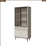 Otitec - armoire vitrine - l. 90 x h. 191 x p. 42 - marly