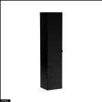 Otitec - colonne de salle de bain - 35 x 160 cm - 1 porte - 2 tiroirs - bold black