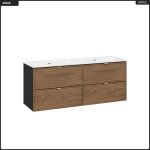 Otitec - ensemble de meubles sous vasque - 120 cm - avec plan - vasque - m�rk