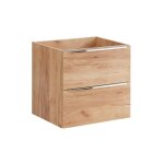 Otitec - meuble sous lavabo de salle de bain elena chne l. 60 - h. 57 - p. 45, 5 - chne