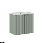 Otitec - meuble sous vasque - 60 cm - avec vasque � encastrer - roseau