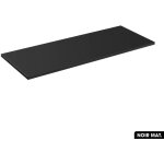 Otitec - plan de vasque en bois noir mat l. 120 x p. 46, 5 x h. 2 - noir mat