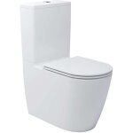 Kielle - oudee - wc combi avec réservoir et abattant softclose, vortex, blanc 30202000 Kielle - oudee - wc combi avec réservoir et abattant softclose, vortex, blanc 30202000