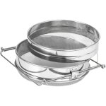 Outils d'apiculture pour extraire le miel, passoire  miel double, filtre  miel en acier inoxydable ...