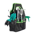 Outils de jardin, ensemble de 9 pices, ensemble de jardinage robuste en acier inoxydable, scateurs, ...