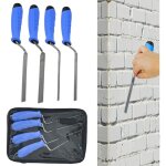 Outils pour joints de mortier 4 pi�ces en acier inoxydable truelle � main pour briqueterie outil ma�onnerie ...