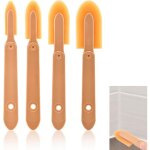 Outil joint silicone, lisseur joint silicone, joint salle de bain outils, 4 tailles caulking tool multifonctio ...