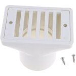 Outil de nettoyage carr� pour bondes de fond d'aquarium, accessoires de jardin, accessoires de piscine, ...