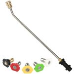 Beijiyi - outils nettoyage gouttire pour karcher k2 k3 k4 k5 k6 k7, lance d'extension nettoyeur haute ...