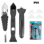 Outil professionnel de calfeutrage joint - kit complet d'arasement de silicone & rénovation, y compris ... Outil professionnel de calfeutrage joint - kit complet d'arasement de silicone & rénovation, y compris ...