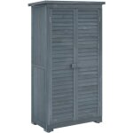 Armoire de jardin abri jardin remise pour outils sur pied 2 étagères portes persiennes toit bitumé étanche ... Armoire de jardin abri jardin remise pour outils sur pied 2 étagères portes persiennes toit bitumé étanche ...