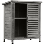 Outsunny - armoire de jardin abri jardin remise pour outils sur pied dim. 87l x 46l x 96h cm tagre ...