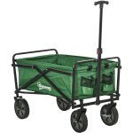 Outsunny - chariot de transport pliable à roulettes - poignée télescopique - max. 40 kg - métal noir ... Outsunny - chariot de transport pliable à roulettes - poignée télescopique - max. 40 kg - métal noir ...