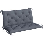 Outsunny coussin de banc matelas assise dossier pour banc de jardin coussin balancelle canap� 3 places ...