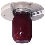 Ouvre - bocal blanc - d�capsuleur et couvercle de bocal sous armoire - id�al pour les personnes �g�es ...