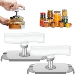 Ouvre - bocal rglable, 2 pices ouvre bocal manuel, ouvre boite de conserve et bocal, ouvre bouteille ...