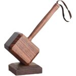 Ouvre - bouteille marteau de thor - d�capsuleur magn�tique en bois - d�coration int�rieure cr�ative
