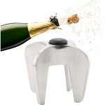 Ouvre - bouteille de vin de champagne, d�capsuleur de bouchons mousseux en acier inoxydable avec surface ...