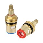 Ouylaf - 2pcs tte a disques cramique, 1 / 2' cartouches cramique, universelles de rechange pour robinet ...