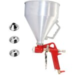 Ouylaf - pistolet � cr�pir pneumatique godet metal 6l + 3 buses - cr�pi int�rieur et ext�rieur enduit ...
