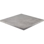 Plateau de table carr� stratifi� 60 x 60 cm b�ton cir�