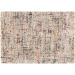 Oviala - tapis rectangulaire à poils longs contemporain multicolore 120x170 cm Oviala - tapis rectangulaire à poils longs contemporain multicolore 120x170 cm
