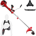 Oxeo - dbroussailleuse thermique professionnelle 50. 8 cm - moteur pro 2 temps - coupe - bordure - ...