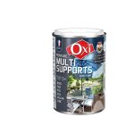 Oxi - peinture top 3 bois fer pvc mat 250ml blanc ral9010