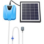 Oxyg�nateur solaire, pompe � oxyg�ne avec tube � air, pierre � bulles et clapet anti - retour pour jardin ...