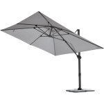 Ozalide - parasol dport 4x3m - gris anthracite - saphir