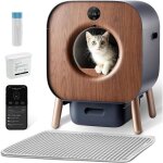 P1 ultra litire chat autonettoyante, certifie par le tv, bac  litire autonettoyante, limination ...
