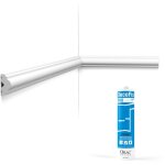 Pack 10 mètres cimaise murale px103 avec colle - orac x cimaises - et - plus - 2, 5x1, 5x200cm (h x p ... Pack 10 mètres cimaise murale px103 avec colle - orac x cimaises - et - plus - 2, 5x1, 5x200cm (h x p ...