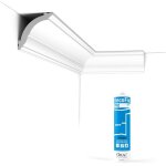 Orac - pack 10 mtres corniches plafond cx100 avec colle x cimaises - et - plus - 7x